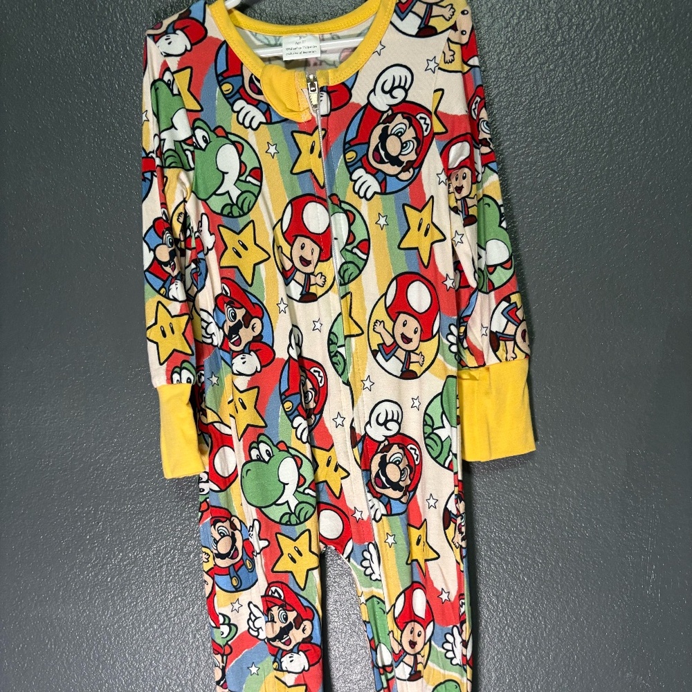 Mario themed Bamboo pajamas